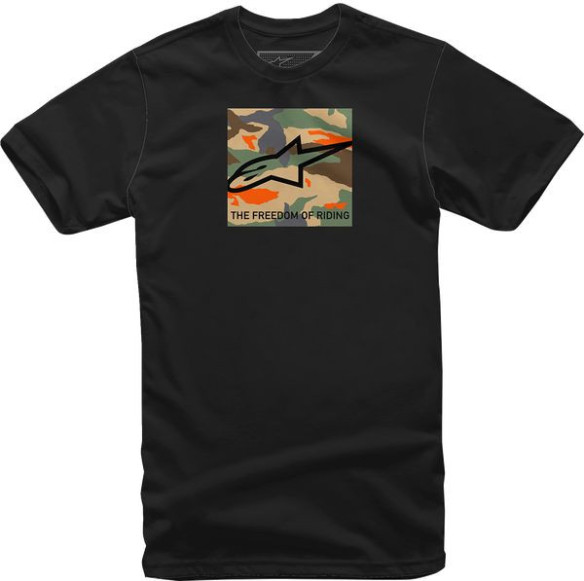 Tricou Free Camo Black