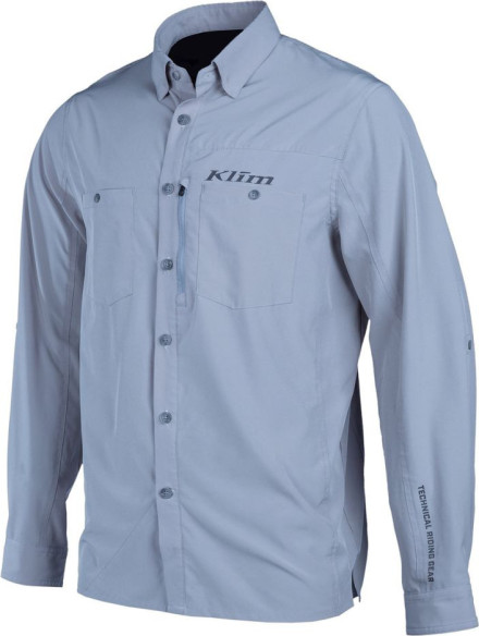 Camasa Maneca Lunga Basecamp Monument Gray