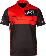 Tricou Launch Polo Fiery Red/Black