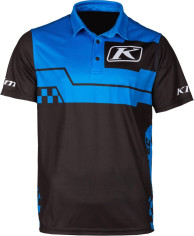 Tricou Launch Polo Electric Blue Lemonade/Black