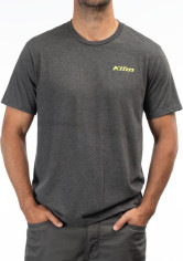 Tricou Discovery Tri-blend Heathered Charcoal/Hi-Vis 24