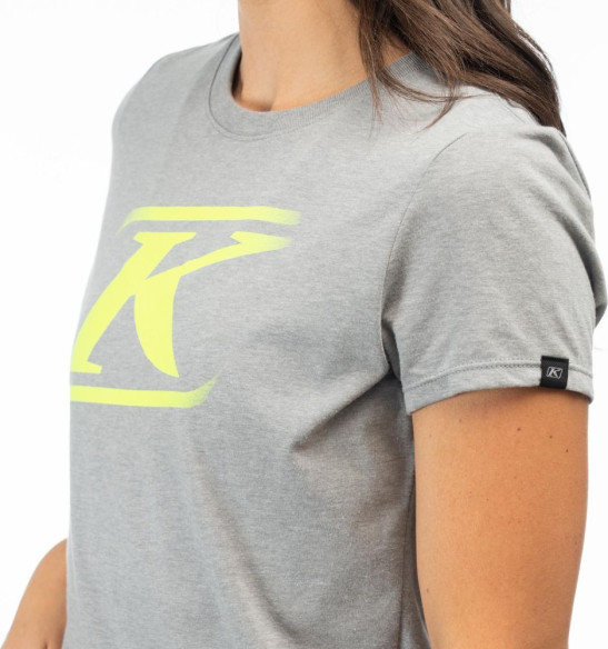 Tricou Drift Tri-blend Heathered Gray/Hi-Vis 24