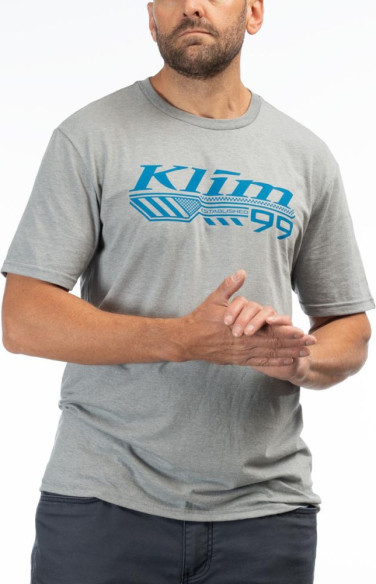 Tricou Foundation Tri-blend Heathered Gray/Imperial Blue 24
