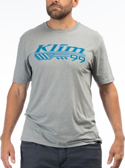 Tricou Foundation Tri-blend Heathered Gray/Imperial Blue 24