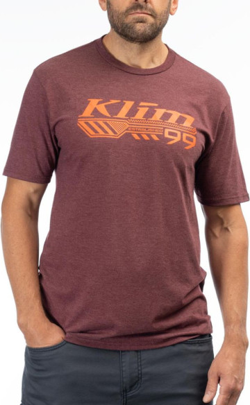 Tricou Foundation Tri-blend Maroon Frost/Red Orange 24