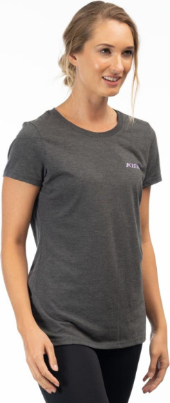Tricou K Shield Crest Tri-blend Heathered Charcoal/Lavender Heist 24