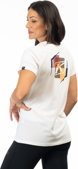 Tricou K Shield Crest Tri-blend White/Mock Orange 24