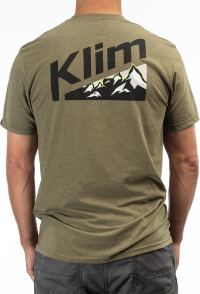 Tricou Mountain Peak Tri-blend Military Green Frost/Black 24