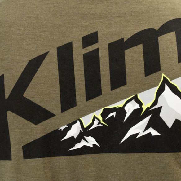 Tricou Mountain Peak Tri-blend Military Green Frost/Black 24
