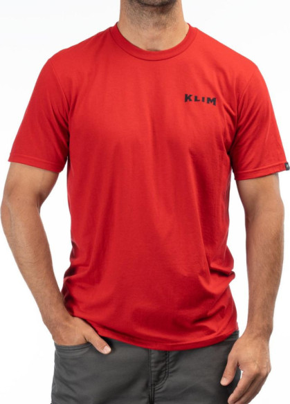 Tricou Pinned Tri-blend Classic Red/Imperial Blue 24