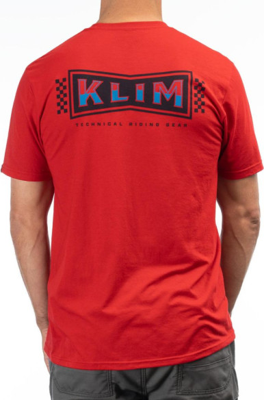 Tricou Pinned Tri-blend Classic Red/Imperial Blue 24