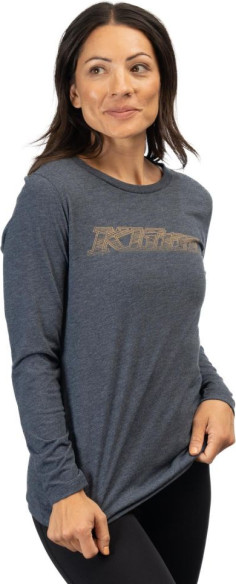 Tricou Frost LS Navy Frost/Mock Orange 24