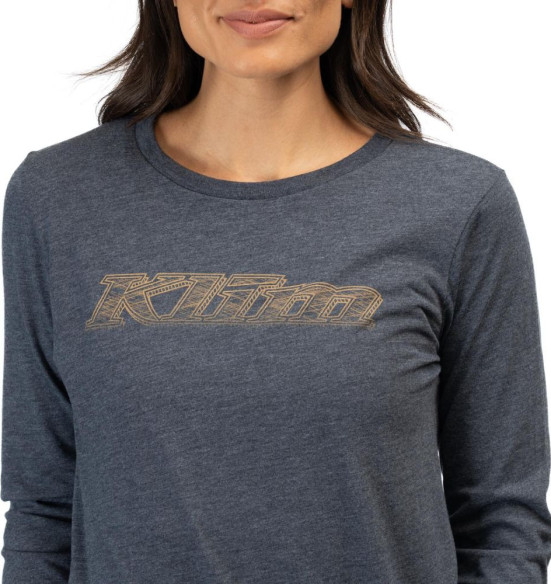 Tricou Frost LS Navy Frost/Mock Orange 24