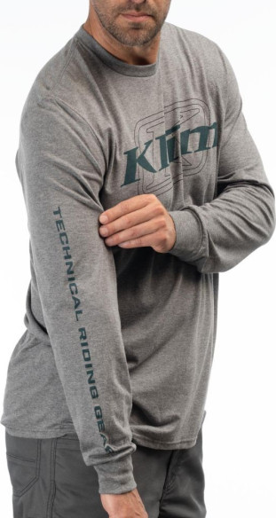 Tricou K Corp LS Gray Frost/Dark Sea 24