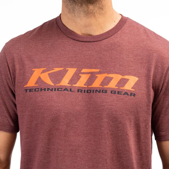 Tricou K Corp SS Maroon Frost/Red Orange 24