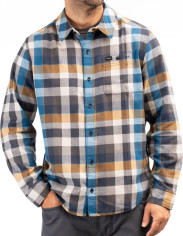 Camasa Alderson Midweight Flannel Imperial Blue Dress Blues 24