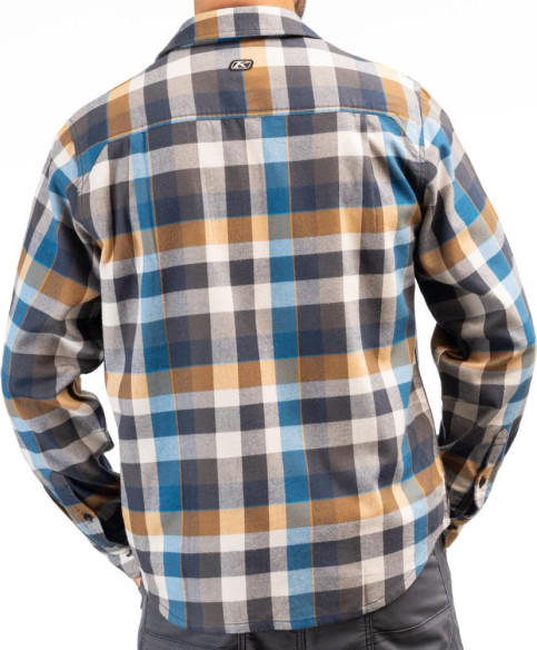 Camasa Alderson Midweight Flannel Imperial Blue Dress Blues 24