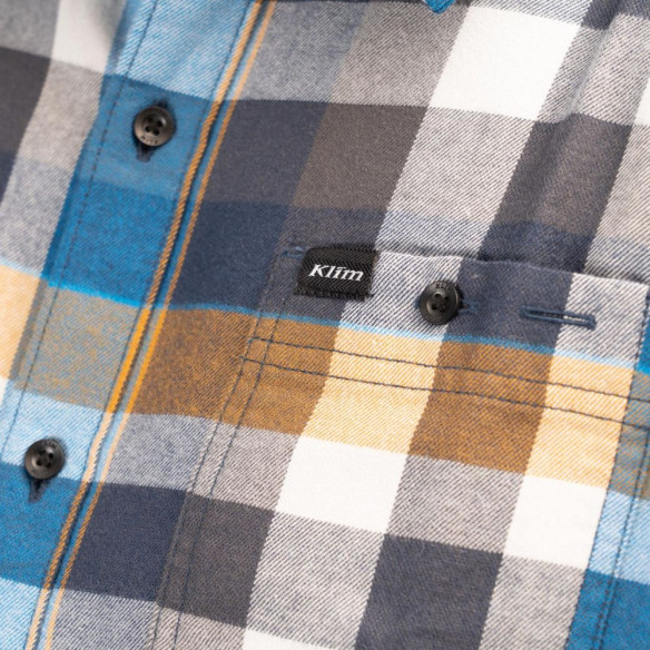 Camasa Alderson Midweight Flannel Imperial Blue Dress Blues 24