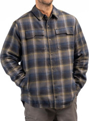 Camasa Bridger Fleece Lined Flannel Black Asphalt 24