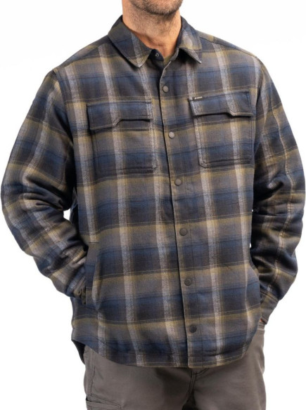 Camasa Bridger Fleece Lined Flannel Black Asphalt 24