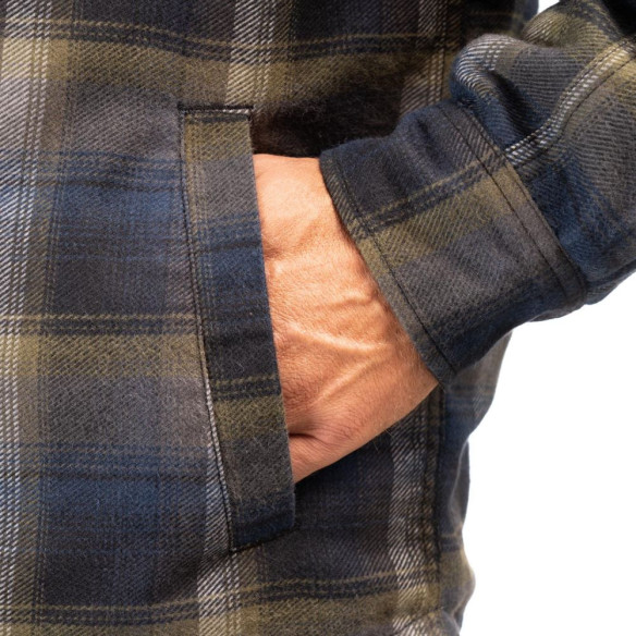 Camasa Bridger Fleece Lined Flannel Black Asphalt 24