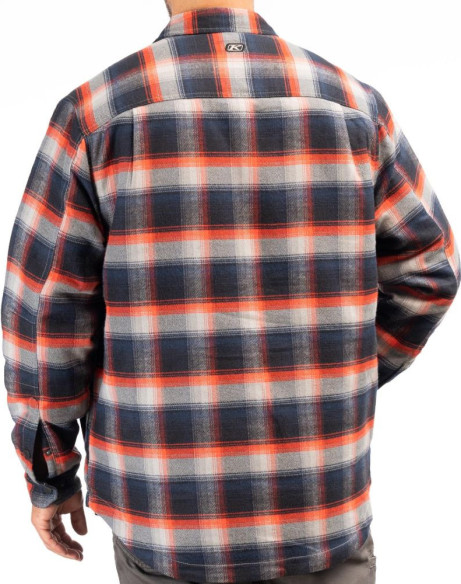 Camasa Bridger Fleece Lined Flannel Fiery Red Imperial Blue 24