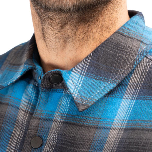 Camasa Bridger Fleece Lined Flannel Imperial Blue Dress Blues 24