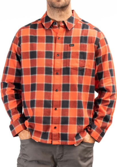 Camasa Cottonwood Midweight Flannel Chili Pepper Black 24
