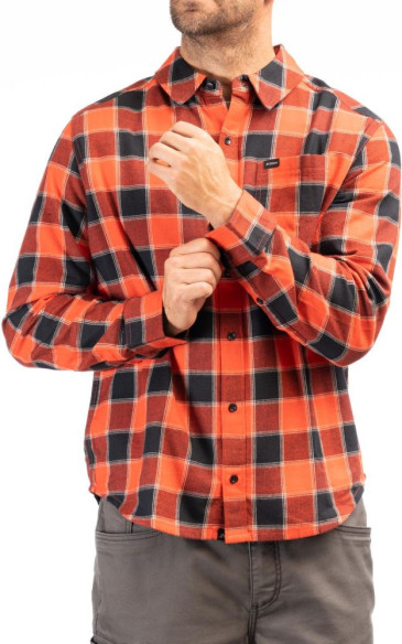 Camasa Cottonwood Midweight Flannel Chili Pepper Black 24