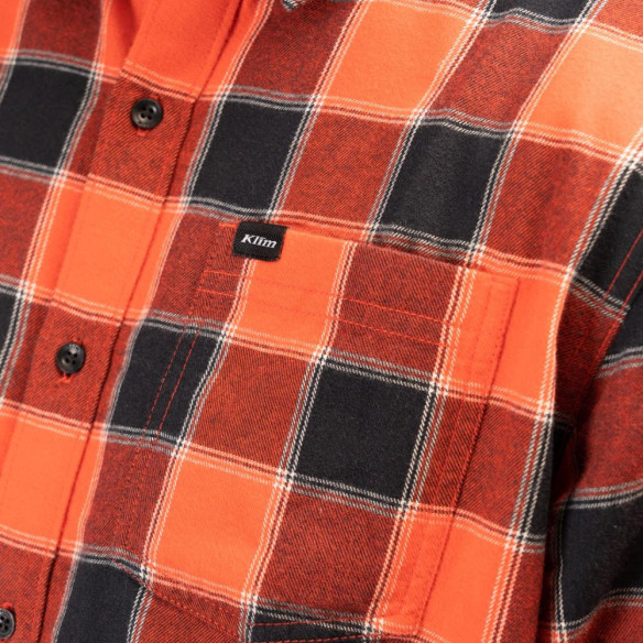 Camasa Cottonwood Midweight Flannel Chili Pepper Black 24
