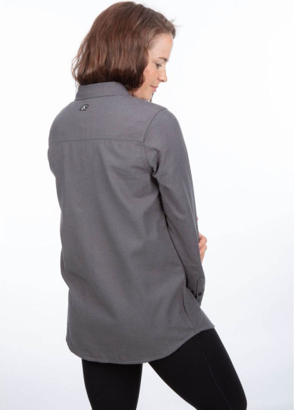 Camasa Dama Kinsey Midweight Flannel Asphalt Heather 24
