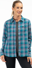Camasa Dama Sunlight Trail Midweight Flannel Deep Lagoon Raspberry Radiance 24