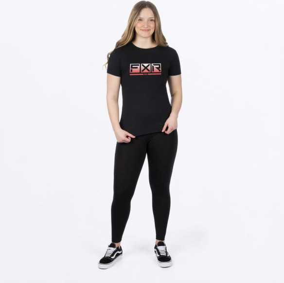 Tricou Moto/Enduro Dama Podium Premium Black/Muted Melon 24
