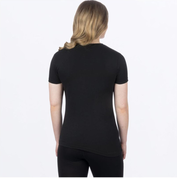 Tricou Moto/Enduro Dama Podium Premium Black/Muted Melon 24