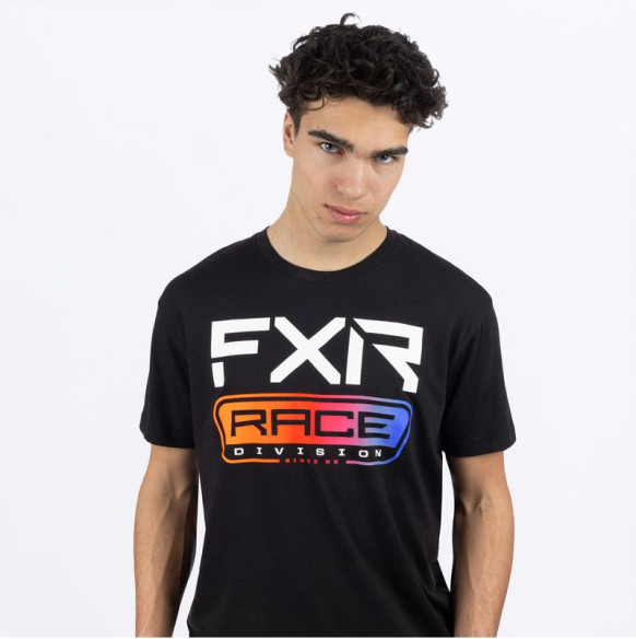 Tricou Moto MX/Enduro Race Division Premium Black/Spectrum 24