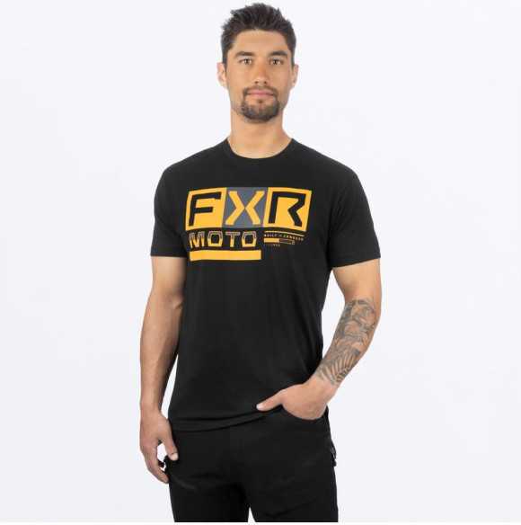 Tricou Ride Premium Black/Gold 24