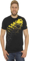 Tricou Triangle Men Black/Yellow