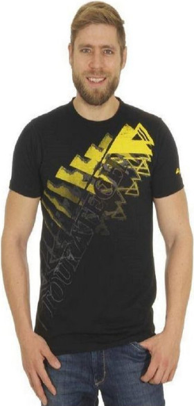 Tricou Triangle Men Black/Yellow