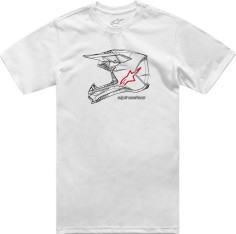 Tricou MX Helmet SS White 24