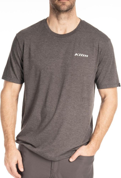 Tricou Saddle Mountain Tri-blend Heathered Charcoal/Golden Brown 24