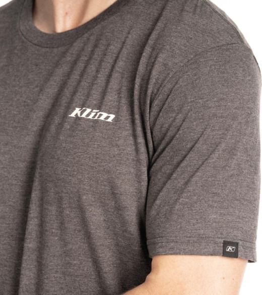 Tricou Saddle Mountain Tri-blend Heathered Charcoal/Golden Brown 24