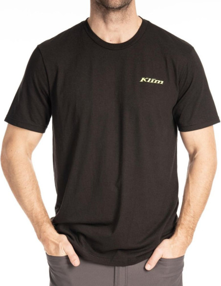 Tricou Saddle Mountain Tri-blend Black/Hi-Vis 24