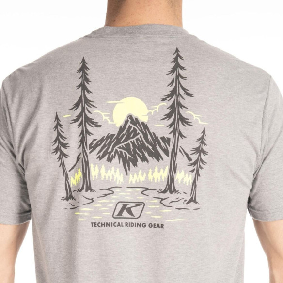 Tricou Hawley Tri-blend Heathered Gray/Hi-Vis 24