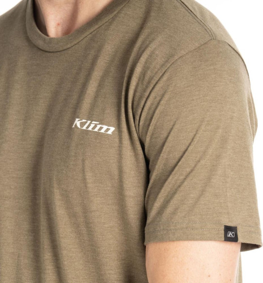 Tricou Hawley Tri-blend Military Green Frost/Russet Orange 24