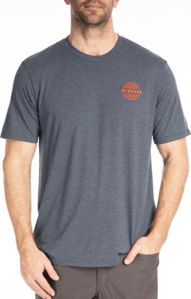 Tricou Live to Ride Tri-blend Navy Frost/Strike Orange 24