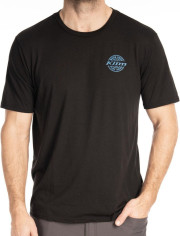 Tricou Live to Ride Tri-blend Black/Imperial Blue 24