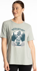 Tricou Adventure Tri-blend Dusty Blue/Deep Lagoon 24