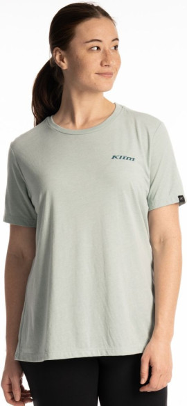 Tricou Canyon Tri-blend Dusty Blue/Deep Lagoon 24