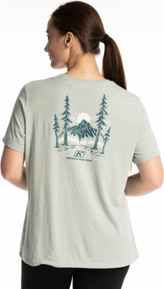 Tricou Canyon Tri-blend Dusty Blue/Deep Lagoon 24