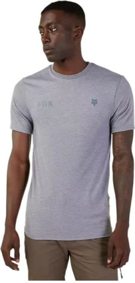 Tricou Wordmark Tech Heather Graphite Grey